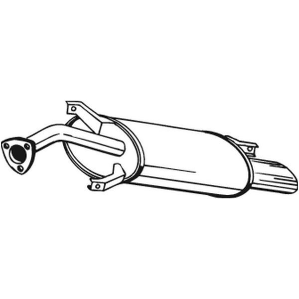 Bosal Exhaust 00-04 Volvo S40-V40 1.9L Muffler, 235-135 235-135